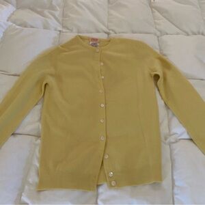 Vintage cashmere cardigan sweater